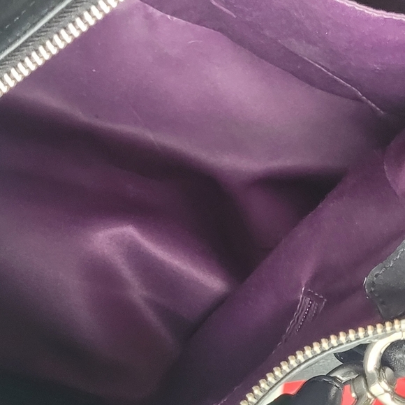 COACH Hobo Style Soft Black Leather Shoulder Bag - Picture 8 of 12